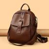 Large Leather Women's Bag Backpack 2025 New Soft Leather Fashion Trend Multi-purpose Versatile Large-capacity Backpack
