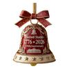 Соединенные Штаты 250-летие Юбилейный Колокольчик Украшение Памятный Дверной Звонок Украшение для Рождественской Елки