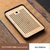 Small Rectangular Bamboo Draining Tea Tray