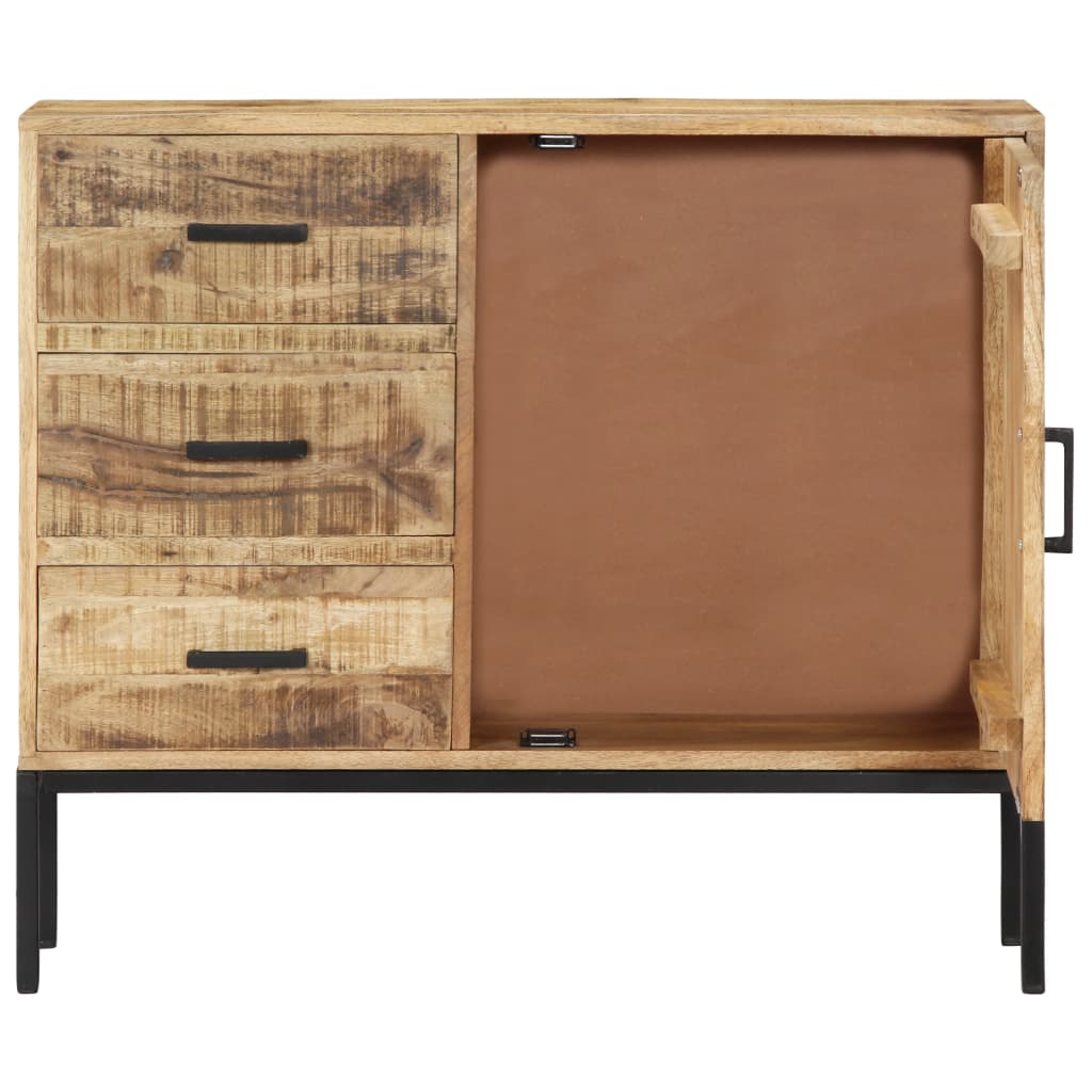 Vidaxl Komoda, 88 X 30 X 71 Cm, Lite Drewno Mango