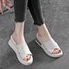 Summer Women's Platform Shoes New Retro Open Toe Women's Wedges Sandals Outdoor Plus Size Casual Slippers for Women Slides Shoes