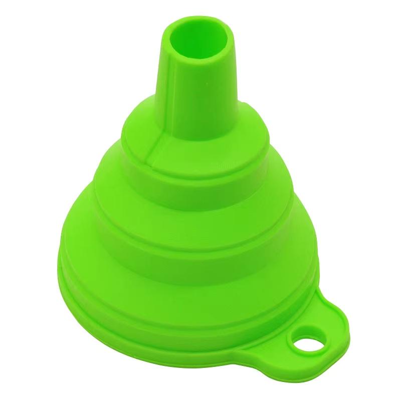 1/2/4PCS Silicone Collapsible mini Foldable Funnel  Portable Funnels for Fuel Hopper Beer Oil Kitchen Accessories Tools Items