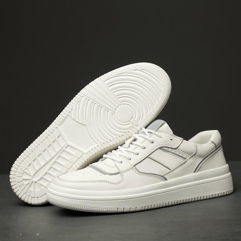 Повседневная обувь Мужская на шнуровке Модная плоская дизайнерская мужская обувь из натуральной кожи белая мужская обувь для отдыха Мужская обувь