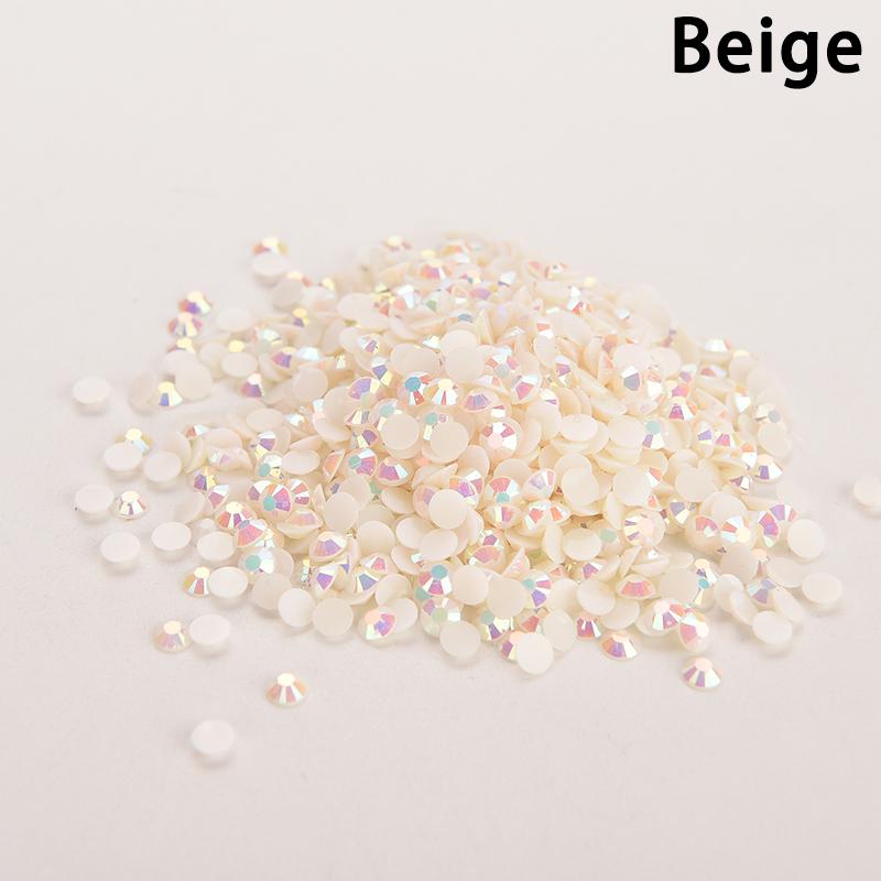 Lots 1000Pcs Rhinestone Facets Flatback Crystal Round Beads Nail Art Diy 4Mm