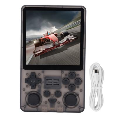 Портативная игровая консоль RGB20SX, прозрачный черный, двойной джойстик, 4-дюймовый IPS-экран, 5000 мАч, портативная