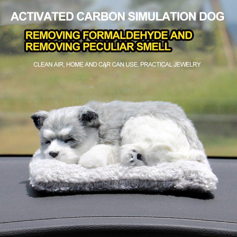 Lovely Simulation Doll Dog Car Ornaments Decoration