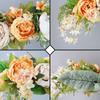 Artificial Floral Swag 29.5 Inch Spring Decorative Wedding Arch Flower for Table Centerpieces Door Lintel Party Pink