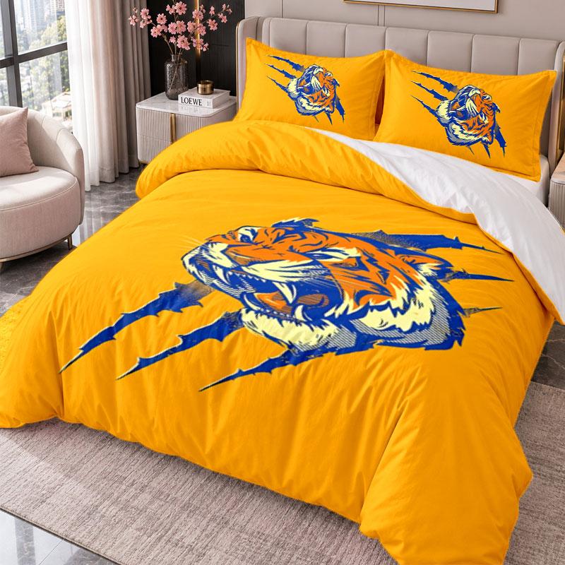 Tigres Uanl 3Pcs Bedding Set Duvet Cover With Two Pillowcases For Bedroom Home Decoration