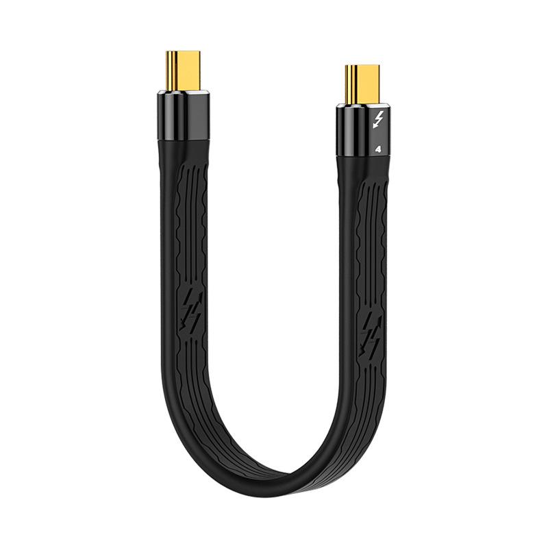 1 шт. USB4.0 FPC Гибкий Короткий Кабель, Thunderbolt 4 Полнофункциональный Кабель Данных, Высокоскоростная Передача 40 Гбит/с, Быстрая Зарядка PD, Кабель-удлинитель USB 3.1