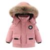 Children's Winter Two-piece Padded Jacket With Warm Padded Jacket Overalls