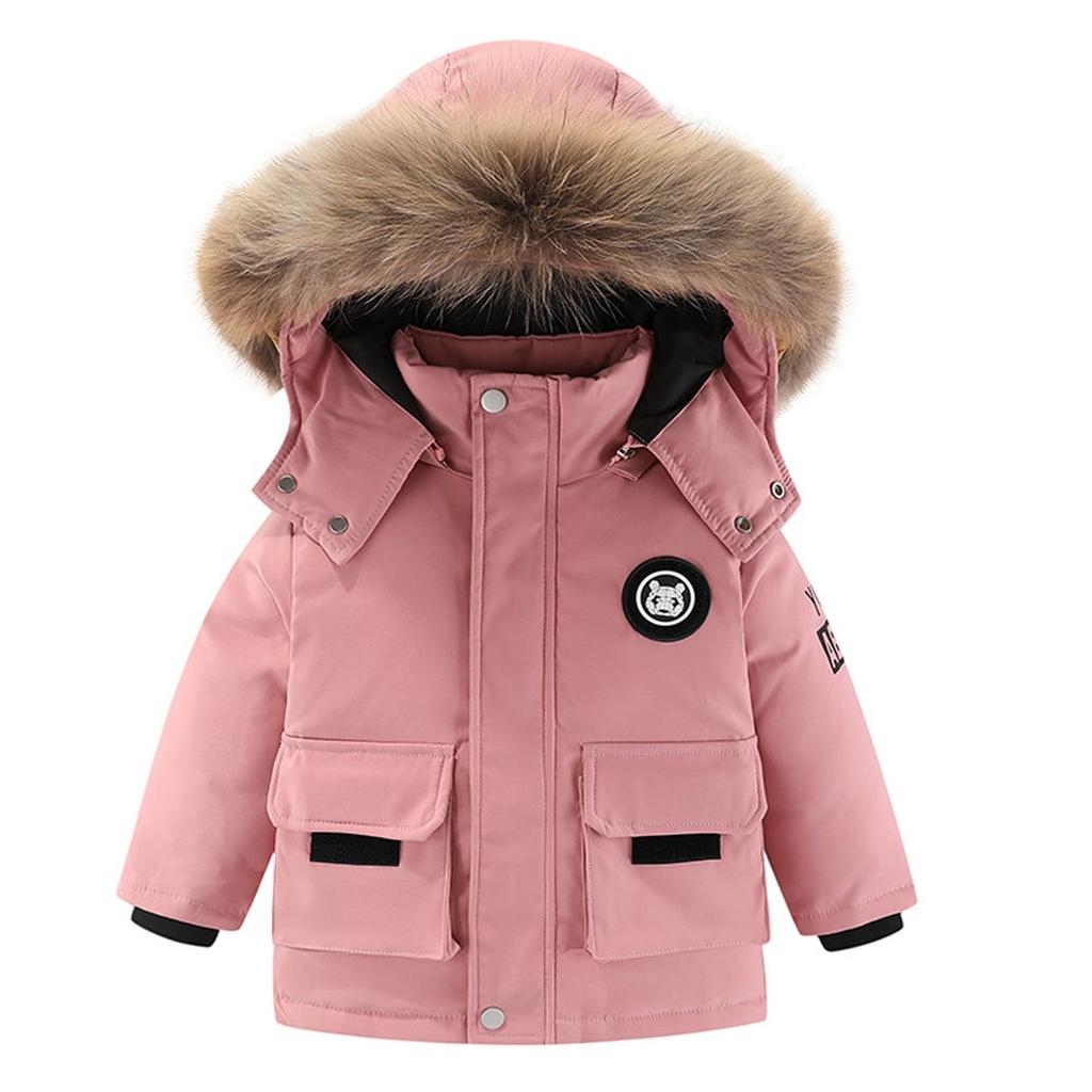 Children's Winter Two-piece Padded Jacket With Warm Padded Jacket Overalls