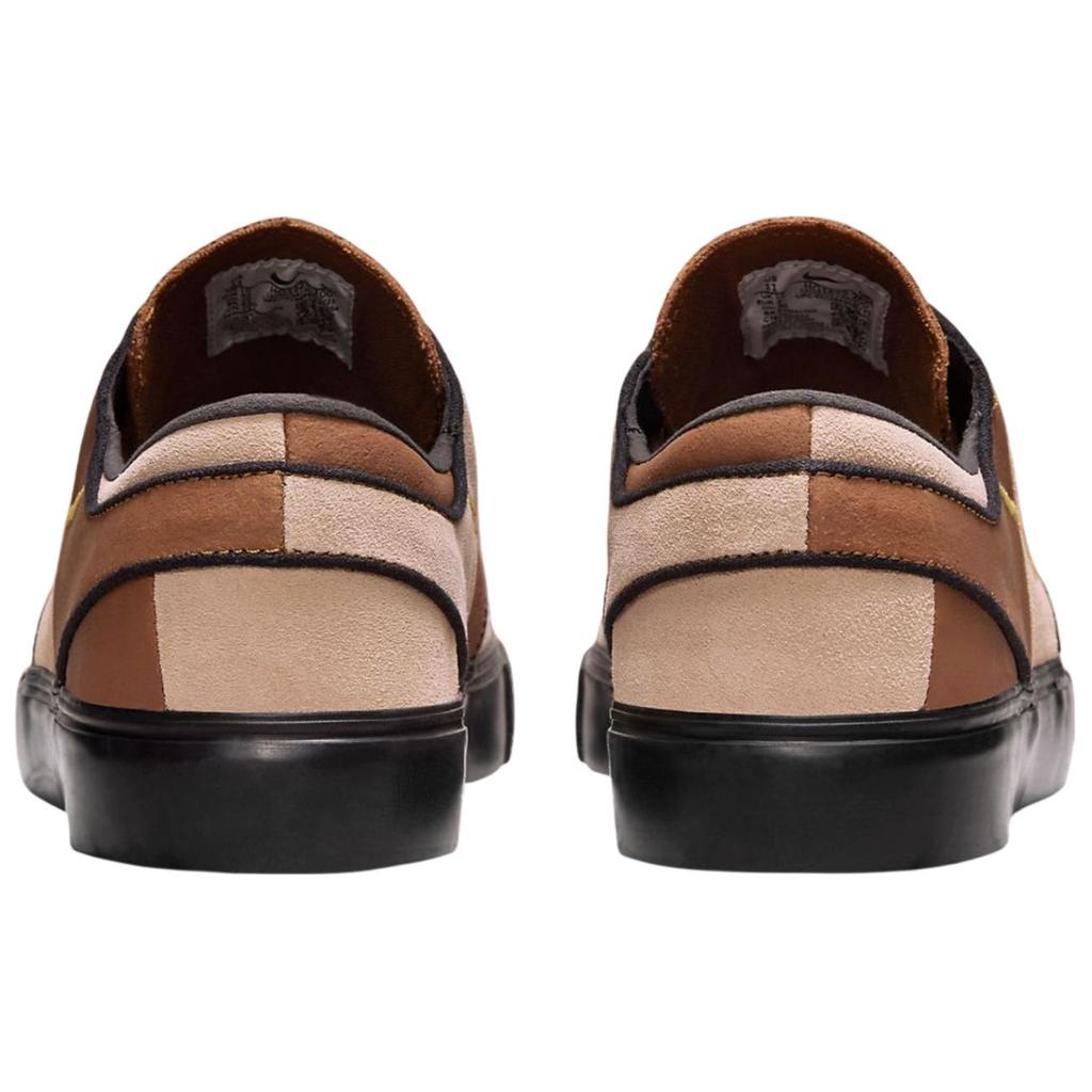 Nike SB Janoski Anti Slip Wear Resistant Low Top Skateboard Shoes Unisex Tan Skateboard Shoes HQ1629-200