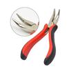Hair Extensions Tool Set I-tip Hair Pliers 600 Pcs Silicone Micro Rings  4 Pcs Hair Clips  100pcs Rubber Bands 1Pc Hair Comb