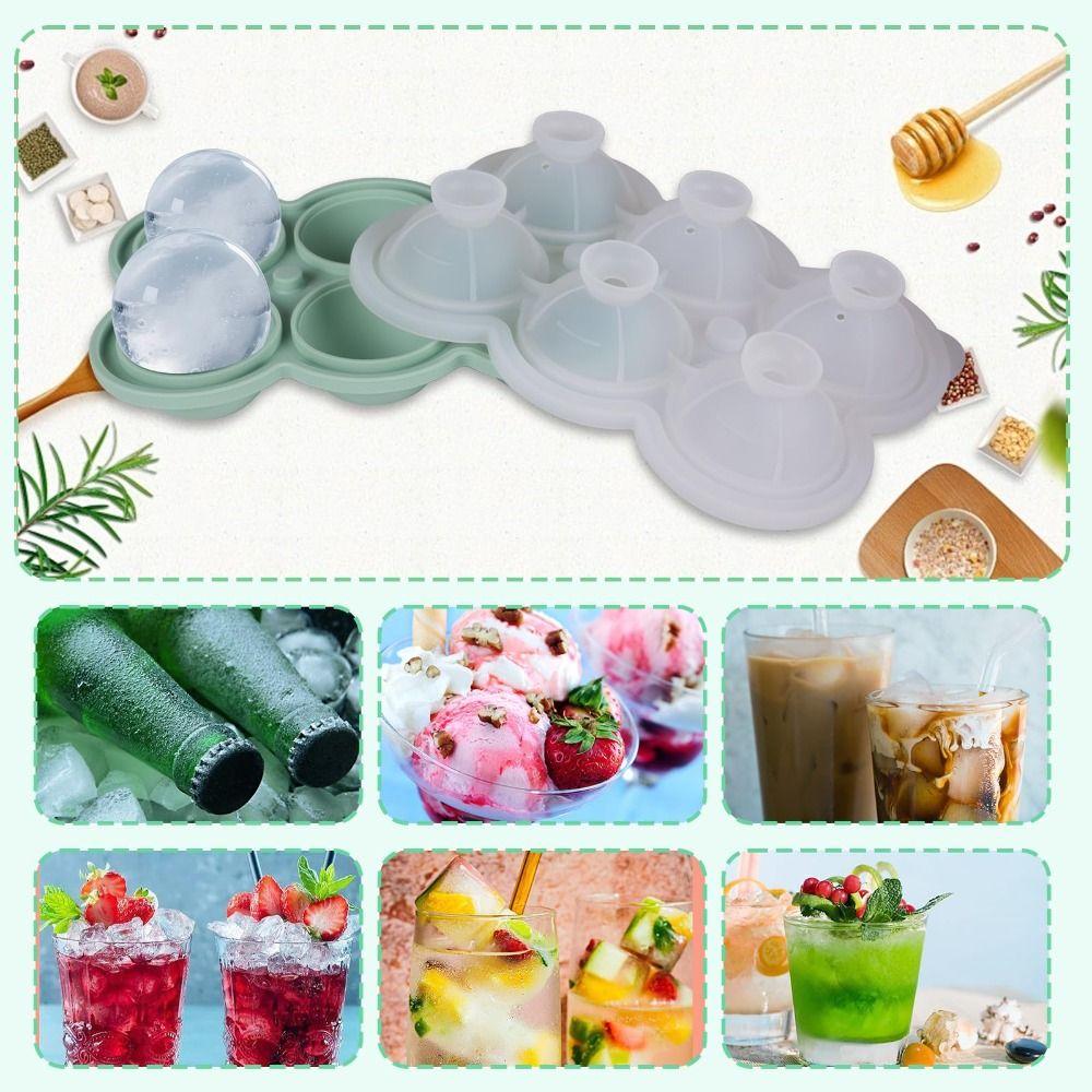 Easy Twist Release Ice Block Mold SIlicone Tiny Pebble Ice Trays Ice Ball Molds Household Kitchen