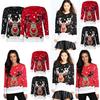 Stylish Unisex Christmas O-neck Knitted Sweater Comfortable Retro Jumper Knitwear For Holiday Joy
