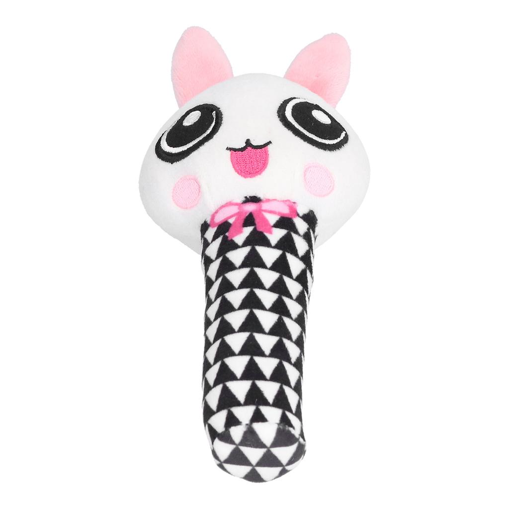 Plush Stuffed Animal Rattle Toy Baby Soft Hand Grip BB Toys Rattle Hand Bell Animal ToyBunny