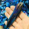 1pc Natural Quartz Crystal Jet Stone Rainbow Titanium Cluster Mineral Specimen Healing