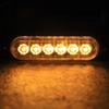 6/12LED Strobe Warning Light Cheap Strobe Grille Flashing Lightbar Truck Car Beacon Lamp Amber Traffic Light 12V 24V Car Lights