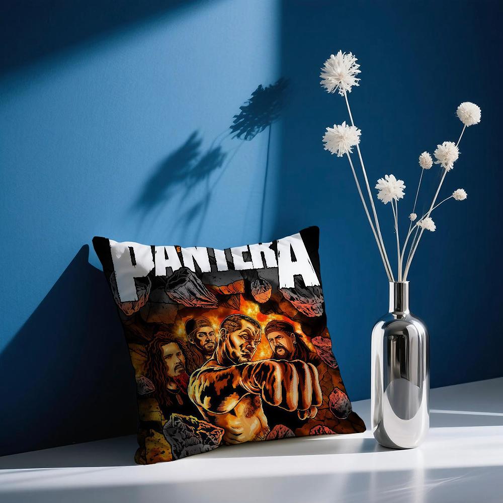 P-PanterA Рок-группа Наволочка Удобная и мягкая постельное белье Кожа-дружелюбная Отдых Диван Автомобиль Офис Наволочка