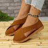Women Sandals Casual Gladiator Shoes Women 2025 New Flat Low Heel Sandals Slip-on Summer Spring Comfortable Platform Shoes