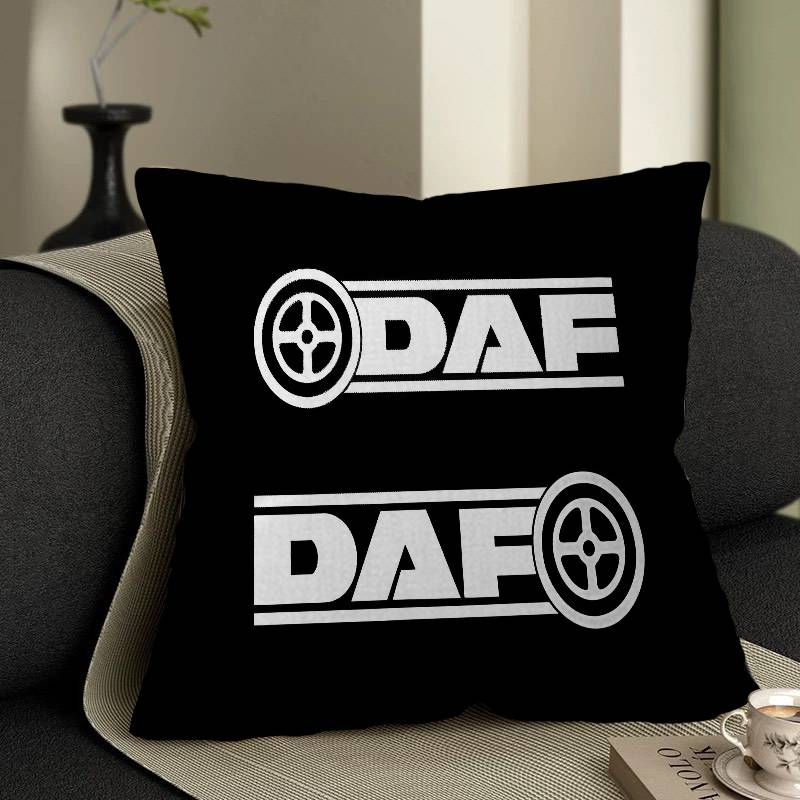 D-Daf Truck Logo Maple Design Cushion Cover Happy Autumn Harvest Decor Holiday Decorati Pillow Cover