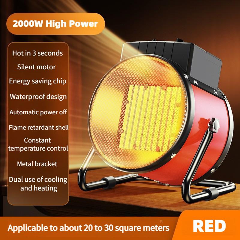 Small Fast Heating Warm Air Blower Household Bathroom Electric Heater Industrial High Power Hot Air Fan
