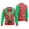 Christmas Fake Cardigan Pullover Man Pullover 3D PrintNew Year Party Sweatshirt Women Party Birthday Christmas Pullovers Kids Tops