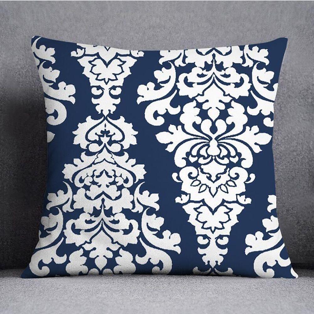 Гуфу Геометрическая наволочка для подушки Диван Гостиная Наволочка для подушки Офисная поясничная подушка Прикроватная квадратная наволочка Съемная и моющаяся