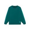 Li-Ning Sports Trend Series Back Print Logo Embroidered Crew Neck Pullover Sweatshirt Unisex Tops Green AWDSF47-4