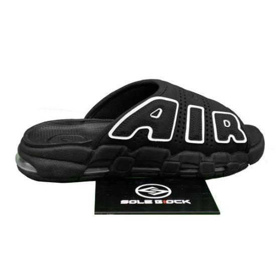 Nike Шлепанцы Air More Uptempo Черный/Серый Подошва Мужские DV2132-001