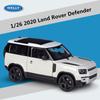 Масштаб 1/26 Welly 2020 Land Rover Defender, модель автомобиля из сплава, литье под давлением, металлическая игрушка, внедорожник, высокая имитация, коллекция, подарок для детей