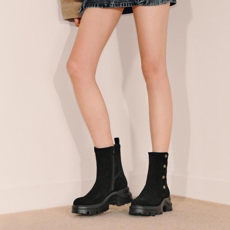 Staccato Women Ankle Boots Fblk Gofor02 Eja05