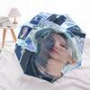 1 шт.   k-pop Зонт Портативный Складной Зонт Железный Каркас Структура Костей Отверстиями Наружный Домашний Зонт