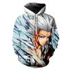 Полиэстер Dragon Ball Z Супер Сайян Гоку Мужская Женская Аниме Толстовка с Капюшоном**