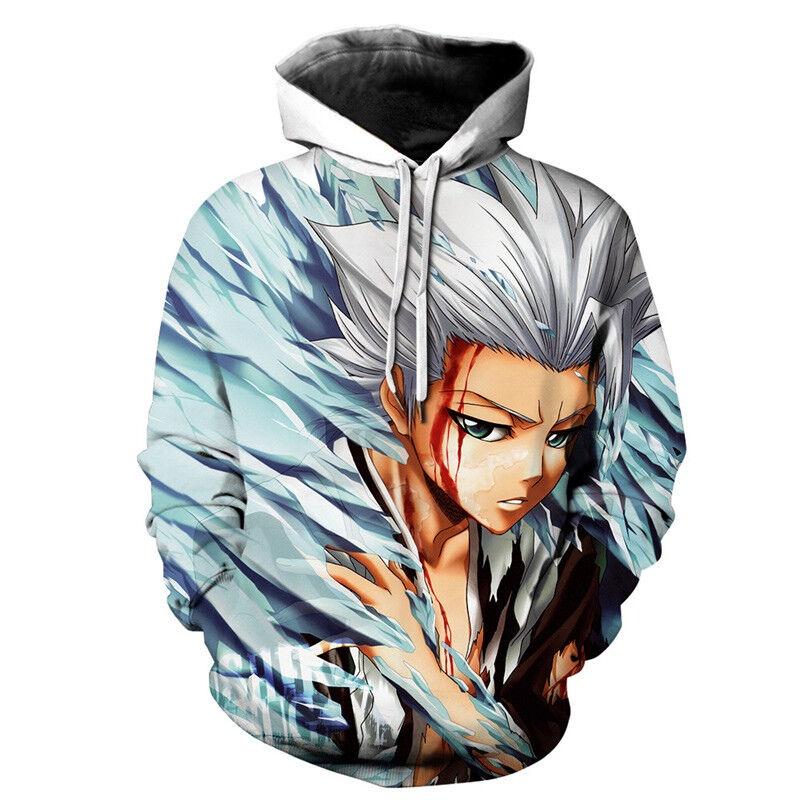 Полиэстер Dragon Ball Z Супер Сайян Гоку Мужская Женская Аниме Толстовка с Капюшоном**