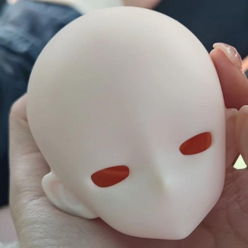 1/4 Bjd Doll's Head Acssories Without Makeup Half- White Skin Anime Boy Children Makeup Diy Toys
