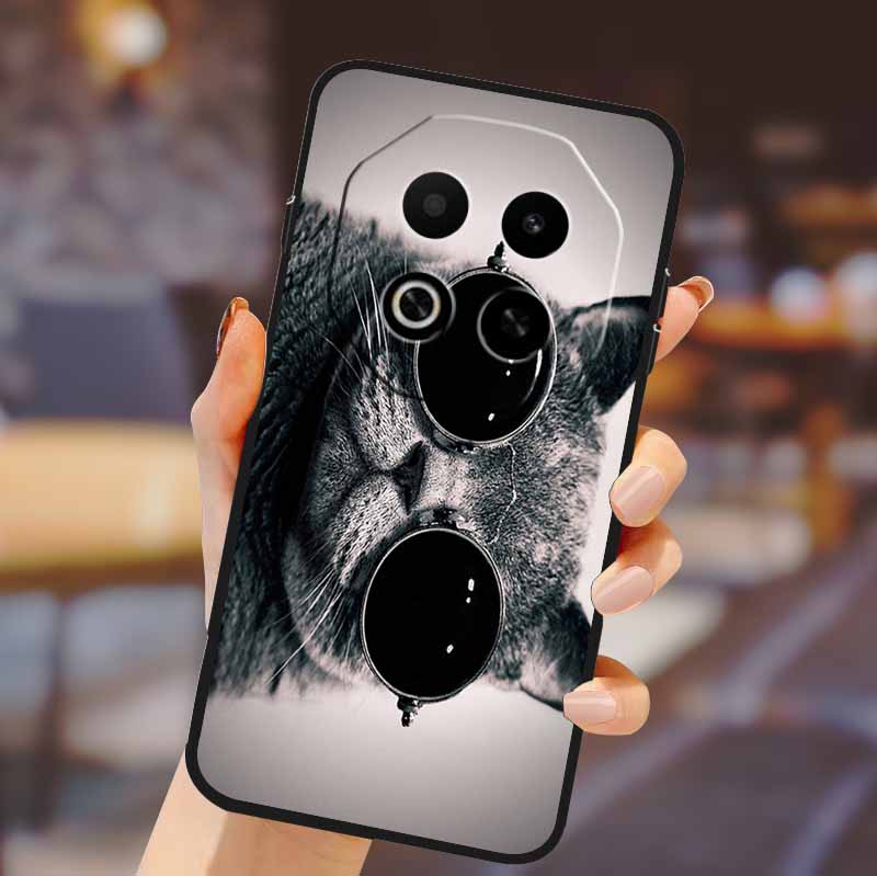 Чехол для телефона Meizu Note 16 Чехол Meizu Note16 Милый Мультяшный Мягкий ТПУ Щит Раскрашенный Кот Силиконовая Задняя Панель Funda для Meizu Note16