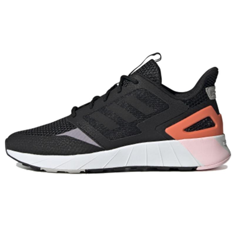 Climacool x Adidas Neo Questar Дышащие Кроссовки для Марафона с Низким Верхом Женские Черные Кроссовки EG9038