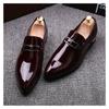 Men's Fashion Party Prom Dress Shoes Slip-on Patent Leather Oxfords Shoe Breathable Summer Loafers Designer Trend Footwear