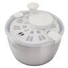 Stainless Steel Salad Spinner Multifunctional Large Capacity Lettuce Spinner Vegetable Dryer Fruit Washer Drain Basket