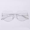 Trendy Gradient Lenses Candy Color Party Sun Glasses Heart-shaped Sunglasses Heart Glasses Shades