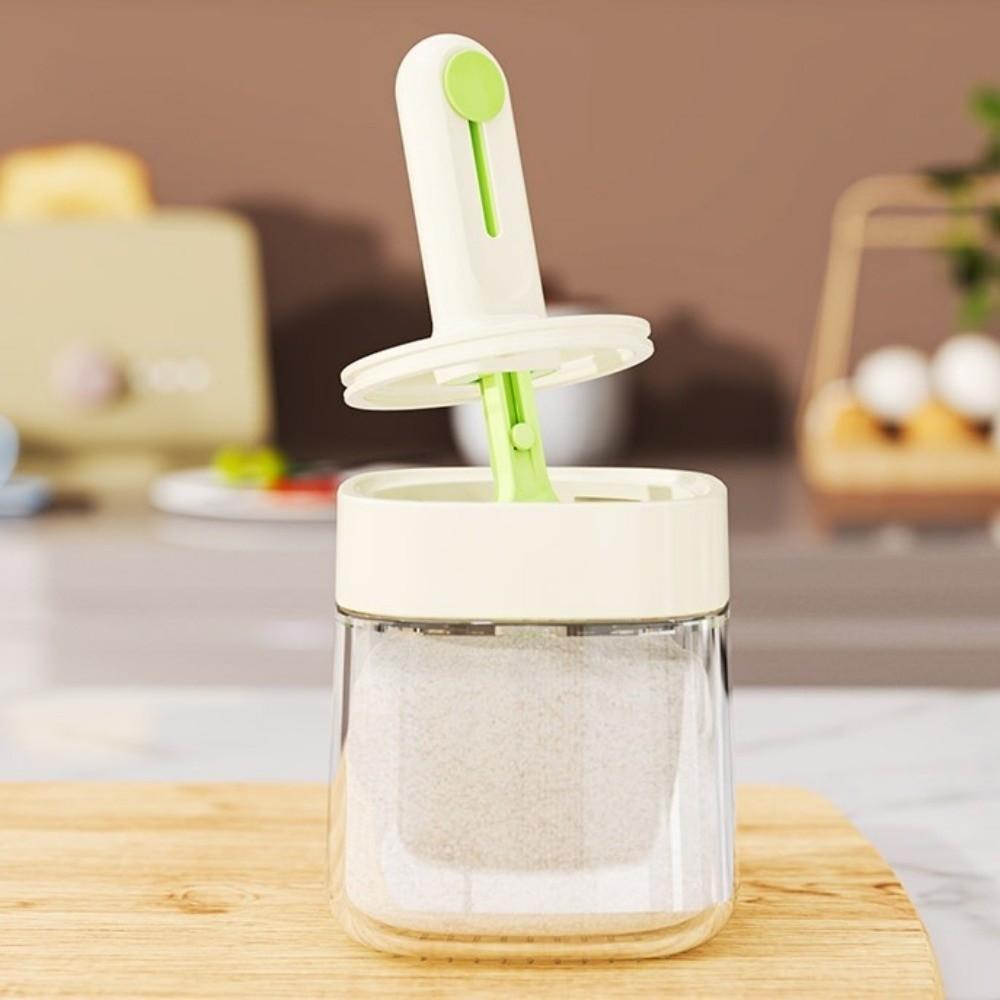 350ML Retractable Seasoning Bottle Leak-proof Spice Container Salt Storage Box Countertop