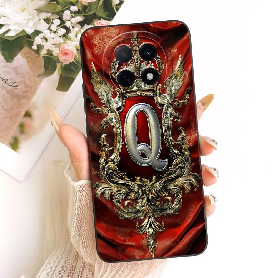 Чехол для OPPO F29 Pro 5G CPH2705 Роскошный чехол с буквами и короной Мягкий силиконовый чехол для пары на телефон Для OPPO F29 Pro F29Pro 2025 Бампер