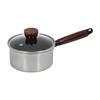 Сотейник Pearl Metal 14 см со стеклянной крышкой IH Diamond Highly Fast Cook HC-206, Совместимый, Двухслойная сталь, Покрытие, Легкий, Прочный,