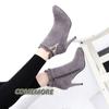 Fashion Large Sizes 35-40 Party Booties Woman Fashion High Heels Women's Shoes Sexy Add Fur Winter Ankle Boots Short Boots Ladies Shoes