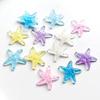10 шт., красивые разноцветные блестки неправильной формы, разноцветные украшения в виде морской звезды, декоративный альбом для вырезок, аксессуары для волос своими руками, смола