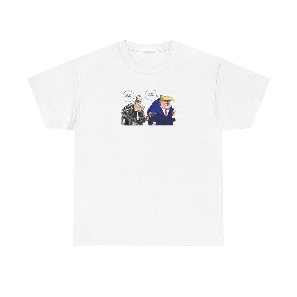 Richard Nixon I am not a crook, Donald Trump I am not a clown, Unisex T-Shirt