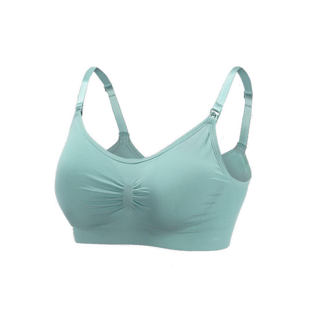 Бесшовный бюстгальтер для кормления грудью с передней пряжкой без стального кольца, послеродовой бюстгальтер для беременных женщин, нижнее белье, тип регулировки бюстгальтера для кормления грудью