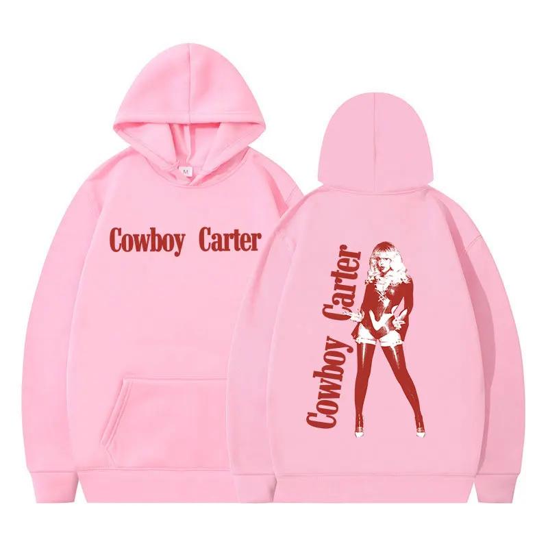 Cowboy Carter 2024 Album Hoodies Men Women Fashion Harajuku Hooded Sweatshirts Vintage Long Sleeve Pullover Fans Gift Streetwear