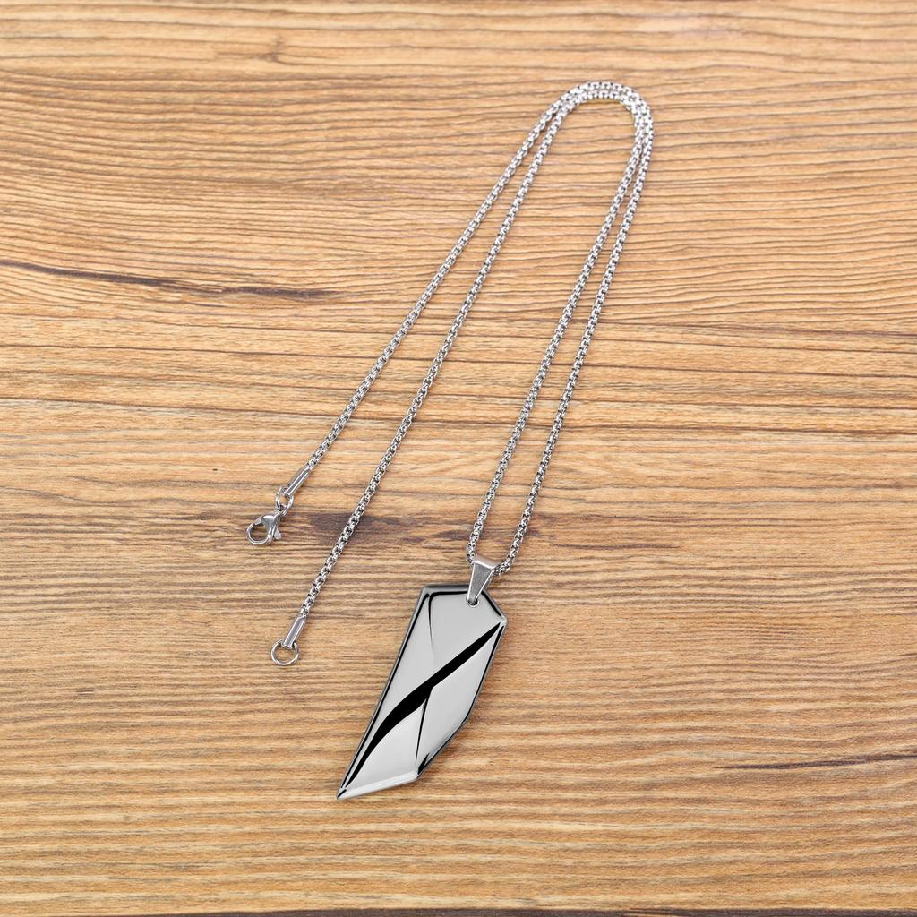 Terahertz Ore Wolf Fang Stainless Chain Necklace [Coai]